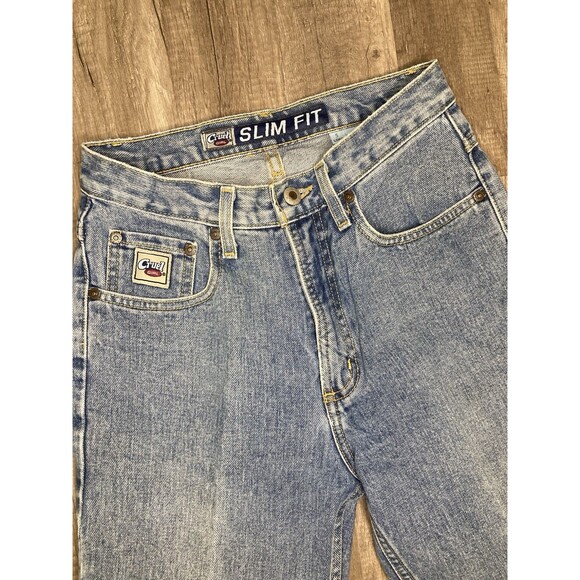 Cruel Girl Jeans Womens 5 Long 27x34 Blue Denim Pants Slim Fit Cowgirl Vintage - Picture 5 of 7